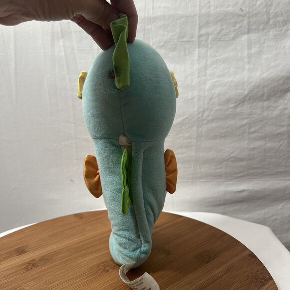 Fisher Price Ocean Wonders Soothe Glow Seahorse Blue Musical Plush Toy 2008 - Picture 4 of 7